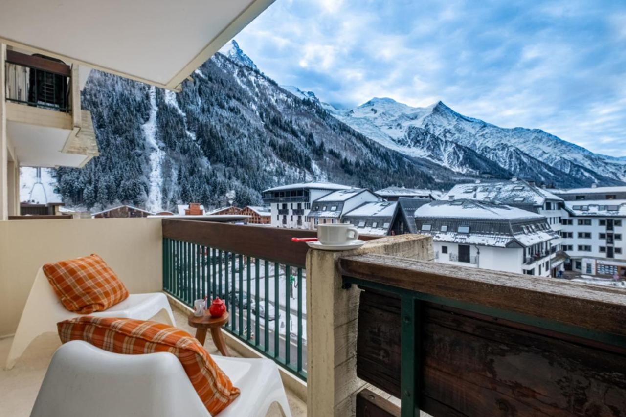 Apartment With Balcony And Mountain View Chamonix Exterior foto